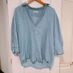 ZARA DENIM BLOUSE